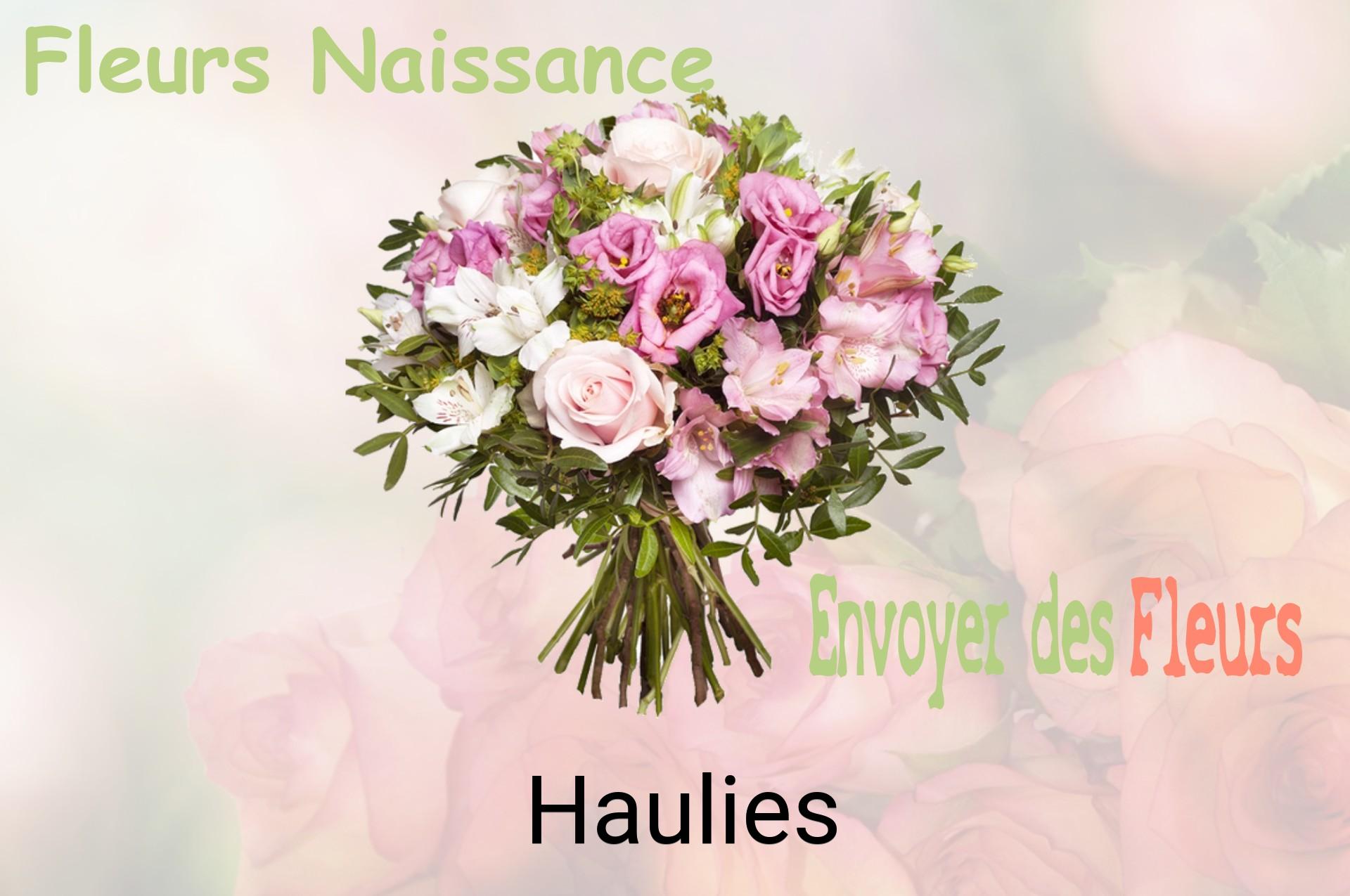 Bouquet de fleurs de naissance livré à Haulies